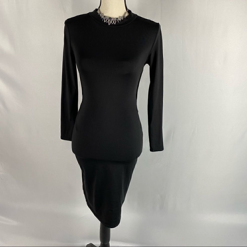Allegrace Black Sexy Back Dress Size S